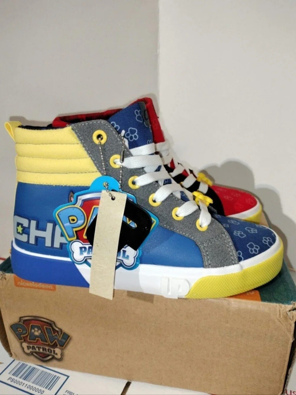 Ground up Paw Patrol Chase Marshall High Tops (PS) Unisex, Size 2. Original new